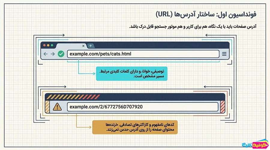 راهنمای شروع سئو: ساختار آدرس ها