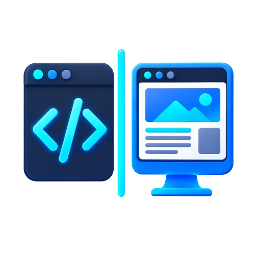 ویرایشگر آنلاین HTML | تست و پیش‌نمایش زنده کد HTML، CSS و جاوااسکریپت